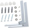 Mobestech Soporte Plegable De Cocina Estante De Cocina Soporte Para Microondas De Pared Estante De Almacenamiento Rejilla De Horno Plegable Estante Del Horno Acero Carbono
