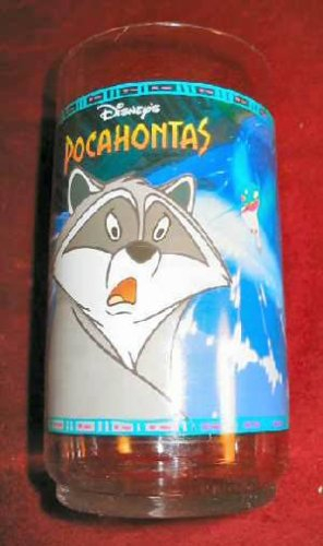 1994 Disney Pocahontas Tasse Meeko & Flit Color Wind