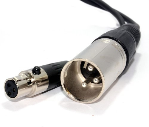 kenable 3 Pin Male XLR to 3 Socket Female Mini XLR Cable for Microphones and Audio Equipment Black 2m