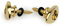 Planet Waves PWEEP302 Elliptical End Pin - Gold