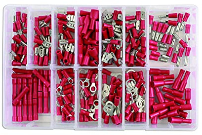 Connect 31850 Assorted Red Terminals Box 260pc