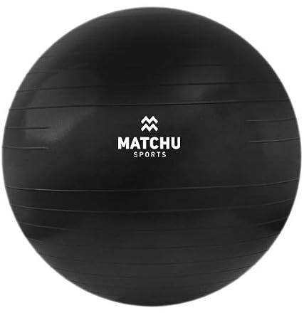 Matchu Sports | Fitnessball | Gymnastikball | Fitness Ball | Sitzball | Schwangerschaftsball | Inklusive Pumpe | 45-85 cm