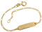 Silberketten Store Baby- / Kinder-Gravurarmband, 333 Gold, inkl. Gravur, Länge 16cm