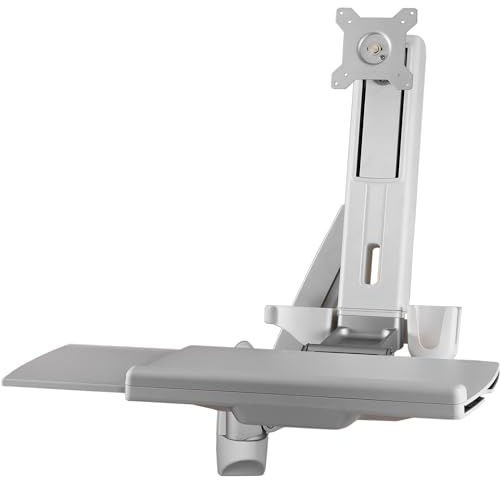 Amer Wall Mount for Flat Panel Display, Keyboard, CPU