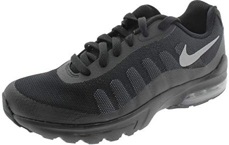 Nike Mädchen Air Max Invigor (Gs) Laufschuhe, Schwarz Black Wolf Grey 003, 37.5 EU