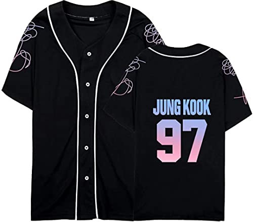 Dolpind Bangtan Boys BTS Baseball-Trikot, gleicher Stil, Suga Jimin, Jung Kook, M, Jung Kook, M