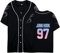 Dolpind Bangtan Boys BTS Baseball-Trikot, gleicher Stil, Suga Jimin, Jung Kook, M, Jung Kook, M