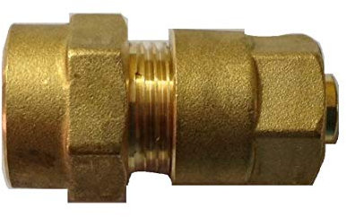 RACCORDO MULTISTRATO GF ALUPEX FEMMINA 16X1/2 1/2X16 F NIPLES OTTONE