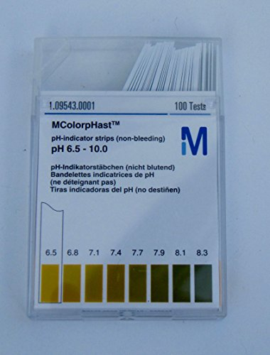 pH Indikator 6,5-10,0 Universal MColorpHast™ 100 Teststreifen