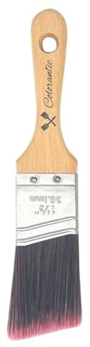 Colorantic Winkelpinsel auf Kreidebasis, Seidenpinsel, Kunst- und Bastelarbeiten, Heimdekor, Malpinsel, Wände, Zierleisten, Hauswerkzeuge (38 mm Winkel, Naturpinsel)
