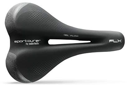 Selle Italia FLX Gel Flow, Damen-Sattel, Schwarz, L2