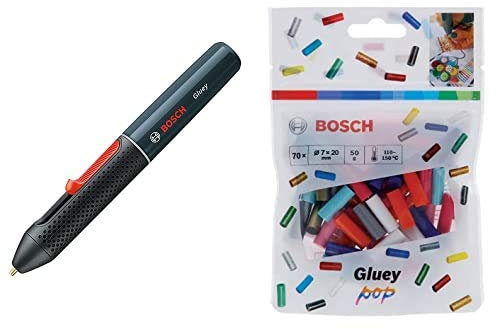 Bosch Akku Heißklebestift + Pop Klebesticks
