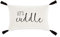 Lush Decor Let's Cuddle Script Dekorativer Einzel-Kissenbezug, 33 x 50,8 cm, Weiß
