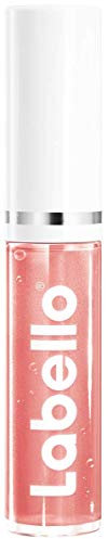 Labello Lip Gloss Rosé (5,5 ml) per labbra lucide, olio idratante per labbra senza oli minerali, cura delle labbra con oli naturali