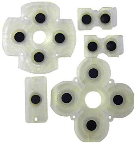 Kit de Boutons en Caoutchouc pour Manette PS4 DualShock 4, Pièces Intérieures, Compatible JDS/JDM-011