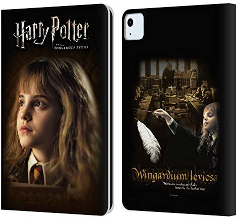 Head Case Designs Licenciado Oficialmente Harry Potter Hermione Granger Sorcerer's Stone II Carcasa de Cuero Tipo Libro Compatible con Apple iPad Air 2020/2022