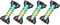 LED Flashing Emergency Strobe Light Dream Color 4Pcs Car Front Grille Lights - Smartphone APP Control/DIY Color/Music/Timing/Flashing Modes Grill Light for Car Truck SUV Trailer (Dream Color-4Pcs)