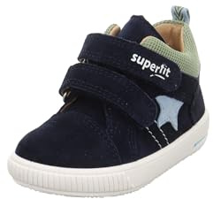 Superfit Jungen Moppy Lauflernschuhe, Blau Hellgrün 8030, 23 EU
