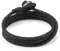 LOCAL LEAGUE Mens Leather Bracelet SURF PATROL AUSTRALIA - Fully Adjustable - BLACK Braided Cord Multilayer Wristband for Men Surfer Wrap Rope BEACH Party Holidays Festival, Boyfriend