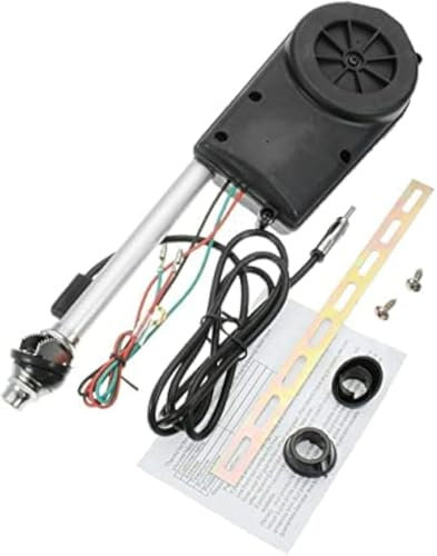 MACHSWON Stainless Steel Antenna Set Car Electric Radio Universal Motor Antenna Mounting Kit