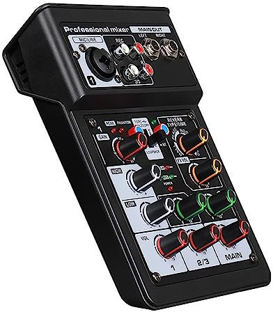 Fonowx Interface de Système de Console de Table D'harmonie de Mixage Audio Professionnel pour