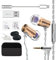 AZLA AZEL Edition G Gen 2 Wired in-Ear Earbud Headphones with MIC, Gaming Earbuds with Mic, Gaming Earbuds Wired, 3.5mm Jack, Strong Cable, USB-C to 3.5mm Jack Adapter, USB-A to USB-C Converter (Gold)