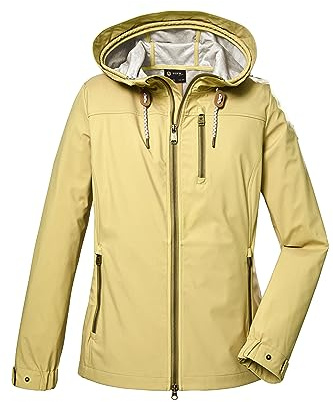 G.I.G.A. DX Damen Gs 24 Wmn Sftshll Jckt Softshell Jacke Mit Kapuze/Outdoorjacke, Gelb, 50 EU