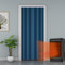 SK Studio Rideau Occultant Thermiques Isolant Anti Froid Draperies à Oeillets Solid Rideau Séparation de Pièce pour Chambre Porte Fenetre Bleu Marine, 120x200cm