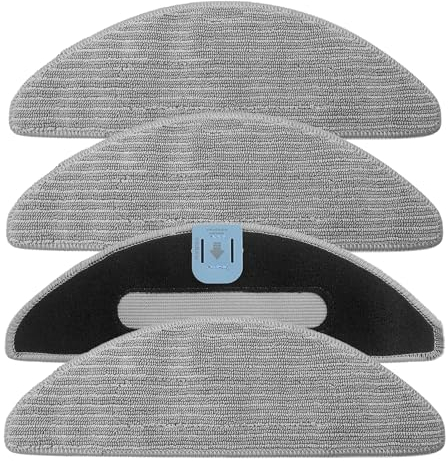 Chuancheng Paquete de 4 Almohadillas de Repuesto recambios para iRobot Roomba Combo i8, i8+, i5, i5+, j5, j5+ aspiradoras