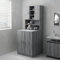 HXZZXS Mobile per Lavatrice con Ante Grigio Sonoma Truciolato 71x71,5x91,5 cm Mobile Alto Armadio Bagno Mobile Prodotti Bagno Mobile Lavatrice Incasso Armadietto Lavatrice Mobiletto con Ante