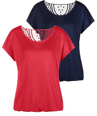 VIVANCE Damen Kurzarmshirt