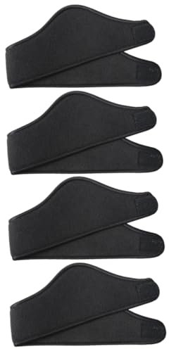 DEARMAMY 4stücke Outdoor Ohrenschützer Stirnbänder Doppel-lagige Warme Haarschutzbänder Für Ohren Für Sport Und Freizeit