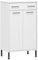QJBSAVVA Kleines Schuhregal Shoe Rack Cabinet Camping Regal Schuregal - Schuhschrank Oslo mit Metallbeinen Weiß Massivholz Kiefer für Schlafzimmer Balkon Korridor Eingangshalle