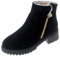meine bestellungen anzeigen Stiefeletten Damen Warm Gefüttert mit Blockabsatz Zipper Profilsohle Stylisch Praktisch Winterstief same day lieferung produkte 1 cent artikel