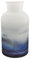YUEKOPOU Glasvase, Vase, einfacher moderner Druck, kleines, frisches Wohnzimmer, modisches Zuhause, Schlafzimmer, Arbeitszimmer, Dekoration, Schreibtischeinrichtung(Peacock Blue Mountain (L))