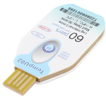 Ausla USB Temperatur Datenlogger, 10000 Punkte Einweg