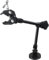 KIBBEH Third Hand Soldering with Magnetic Base, Model Making Accessories, 360 Degree Rotating Heat Gun Frame, Camera Mount Clamps, Hot Air Gun Holder, Third Hand Tool for Soldering