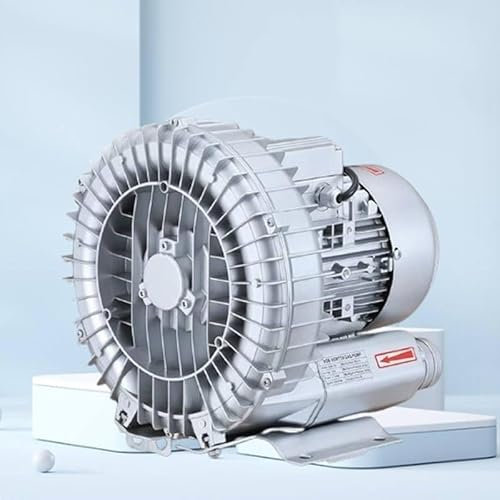 Soffiatore Ad Anello Vorticoso Ad Alta Pressione, Ventilatore Rigenerativo Industriale, 120 W (0,16 Cv)-1500 W (2,01 Cv) Monofase, Per Aerazione Delle Acque Reflue Di Acquari E Stagni,550W/0.74HP