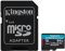 Kingston Canvas Go Plus microSDXC Memory Card Gen4 200MB/s A2 U3 V30 64GB Card + Adapter-SDCG4/64GB