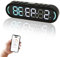 Minuteur Fitness,Portable Horloge Gym Timer,Horloge Murale numérique LED,Volume et Luminosité Réglable,Timer D'intervalle avec Chronomètre,pour Home Gym Garage Entraînement