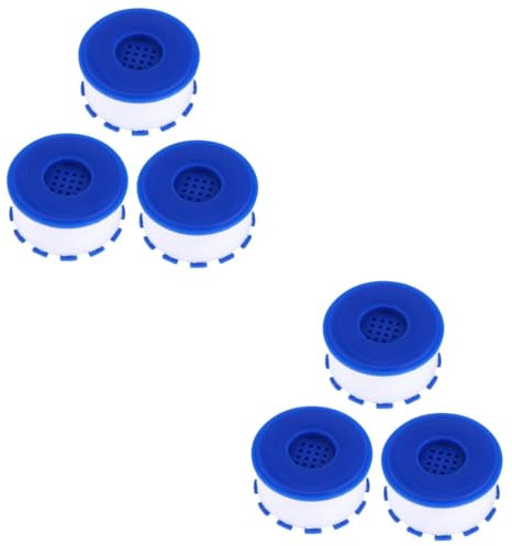 NUOBESTY 2 Set Filtro Cotone Filtro Del Rubinetto Filtro Dell'acqua Del Rubinetto Filtri Per Rubinetti Colino in Cotone Pp Filtro in Cotone Pp Macchiatore Di Acqua Di Rubinetto 3 Pezzi*2