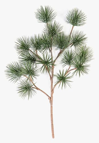artplants.de Kunst Zweig Pinie BEIKE, grün, 45cm - Künstlicher Pinienzweig