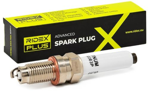 RIDEX PLUS 686S0083P Zündkerze Platinum Platin Spanner Size: 16 mm Gewindelänge: 19 Kompatibel mit VW Golf 7 Schrägheck 5G1, BQ1, BE1, BE2 Polo Schrägheck 6R1, 6C1 Passat Variant 3G5, CB5 TIGUAN 5N
