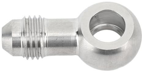RASTKY Raccord de Tuyau de Carburant Banjo 8mm à AN-4, Connecteur Adaptateur Durable en Acier Inoxydable pour Système de Transmission de Contrôle des Fluides