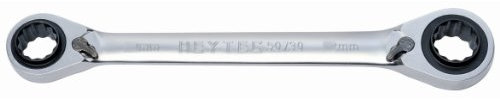 Heyco/Heytec 50730101983 Knarren-Ringschlüssel 4-in-1; 10/13 + 17/19 mm 50730