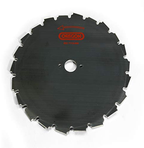 Oregon Sägeblatt 225 mm, mit 20 mm Zentralbohrungdurchmesser, zum Schneiden von dichtem Gestrüpp wie Stämmen und Büschen, EIA-Typ für Motorsensen und größere Freischneider ab 30 ccm