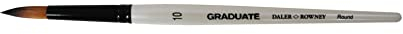 Daler Rowney - 212185010 - Kit De Loisirs Créatifs - Pinceau Rond Graduate - Taille 10, Naturel