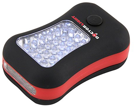 Doctorlight DL101 Lampe de Poche 24 + 4 LEDs
