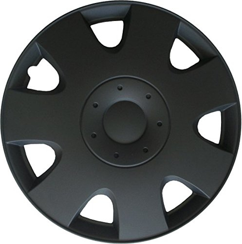 Radzierblenden Radblenden Radkappen (Satz 4 Stück) LE MANS BLACK 16 - mattschwarz - 018730