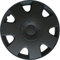 Radzierblenden Radblenden Radkappen (Satz 4 Stück) LE MANS BLACK 16 - mattschwarz - 018730